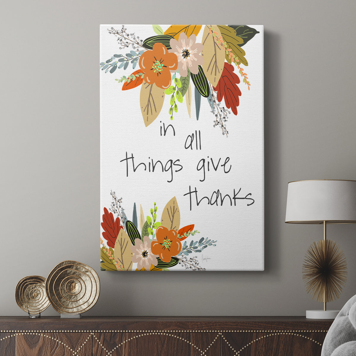 Illustrated Impressions I - Canvas Art Print