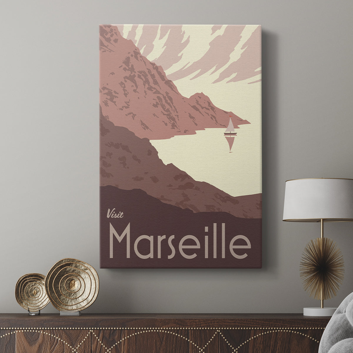 French Coast I - Canvas Art Print