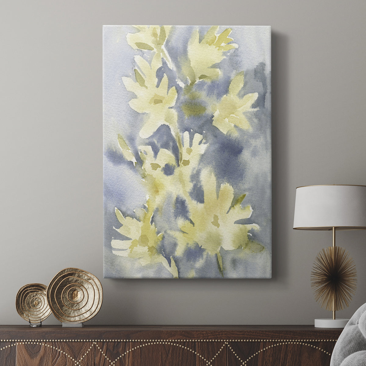 Forsythia Blooms I - Canvas Art Print