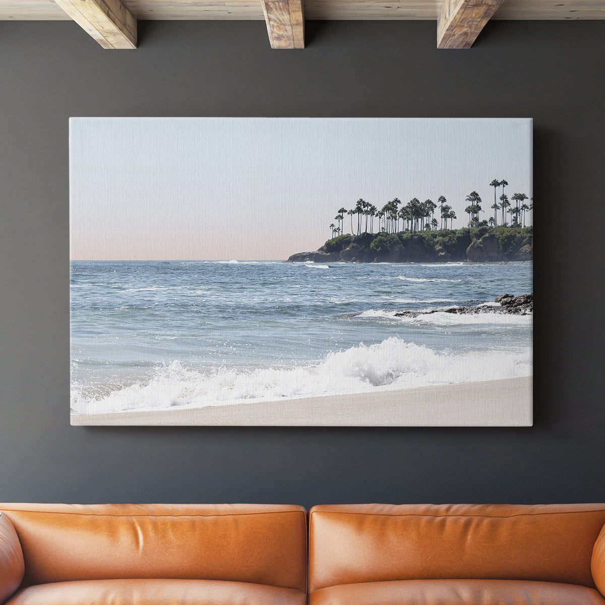 Distant Palms - Canvas Art Print