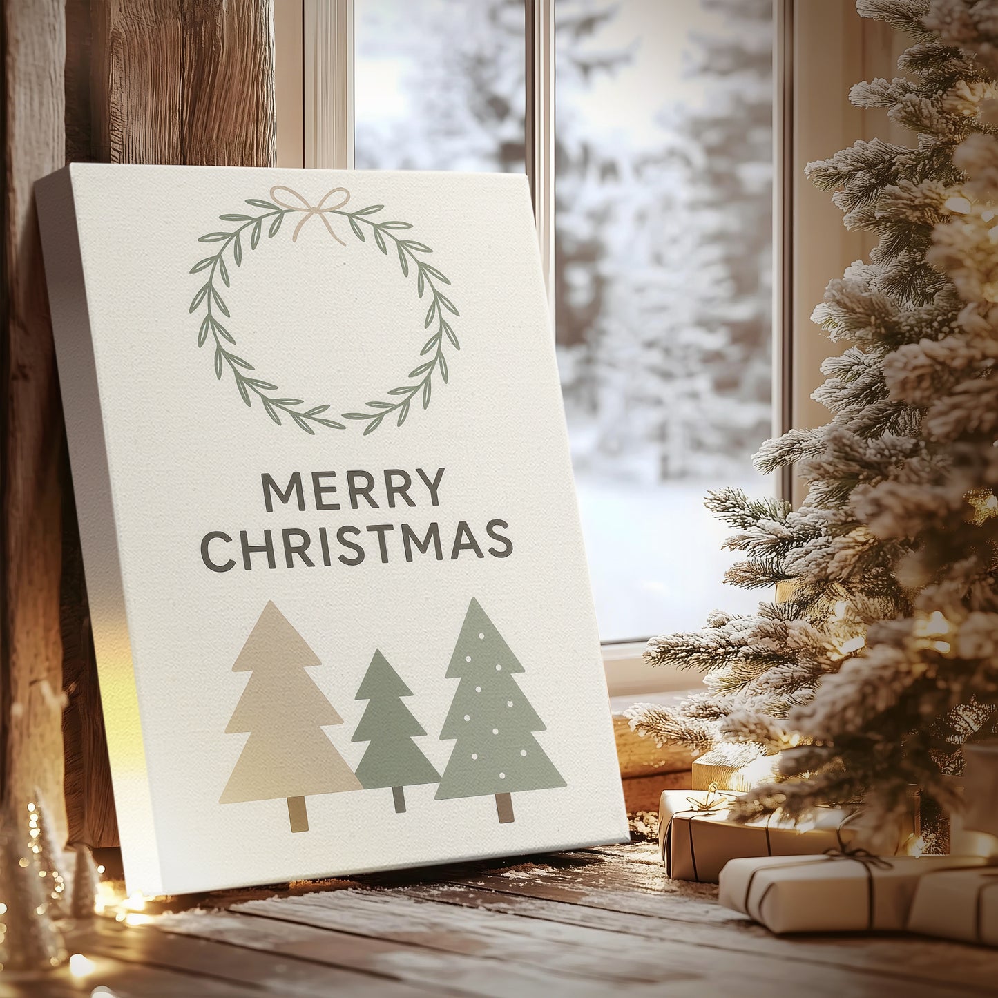 Morning of Silver Blessing - Canvas Art Print