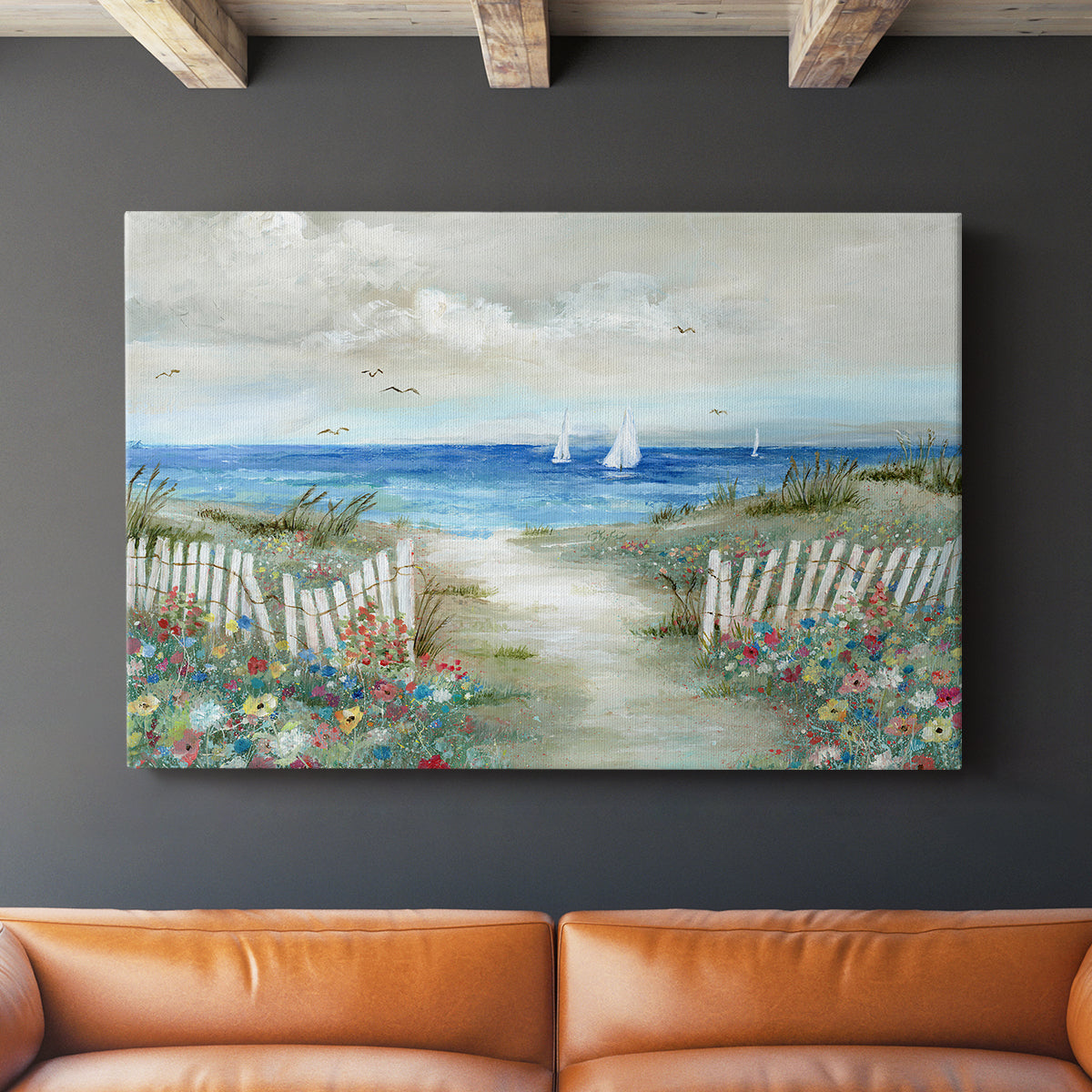Coastal Garden - Canvas Art Print