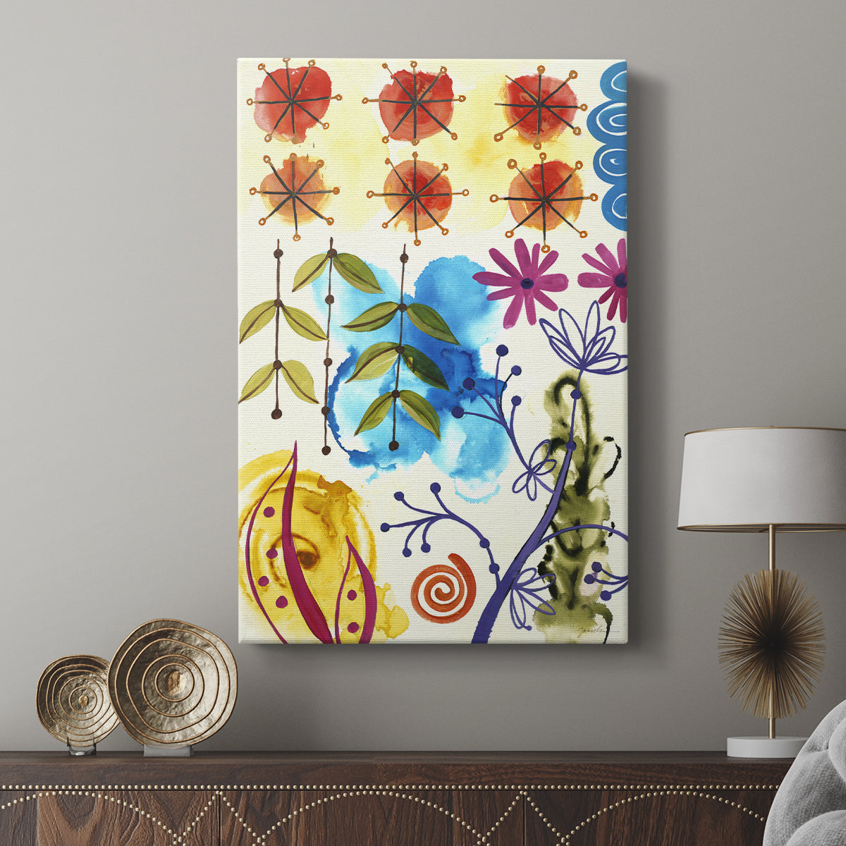 Flower Power II - Canvas Art Print