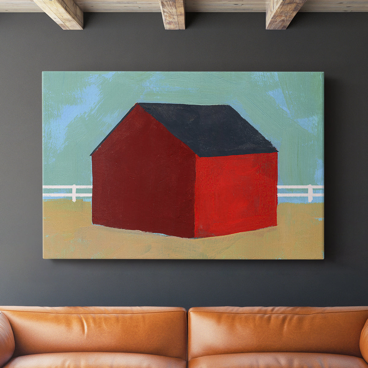 Big Red One IV - Canvas Art Print