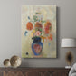 Canvas art print featuring a decorative composition with gentle shading and texture displayed in a modern interior space.