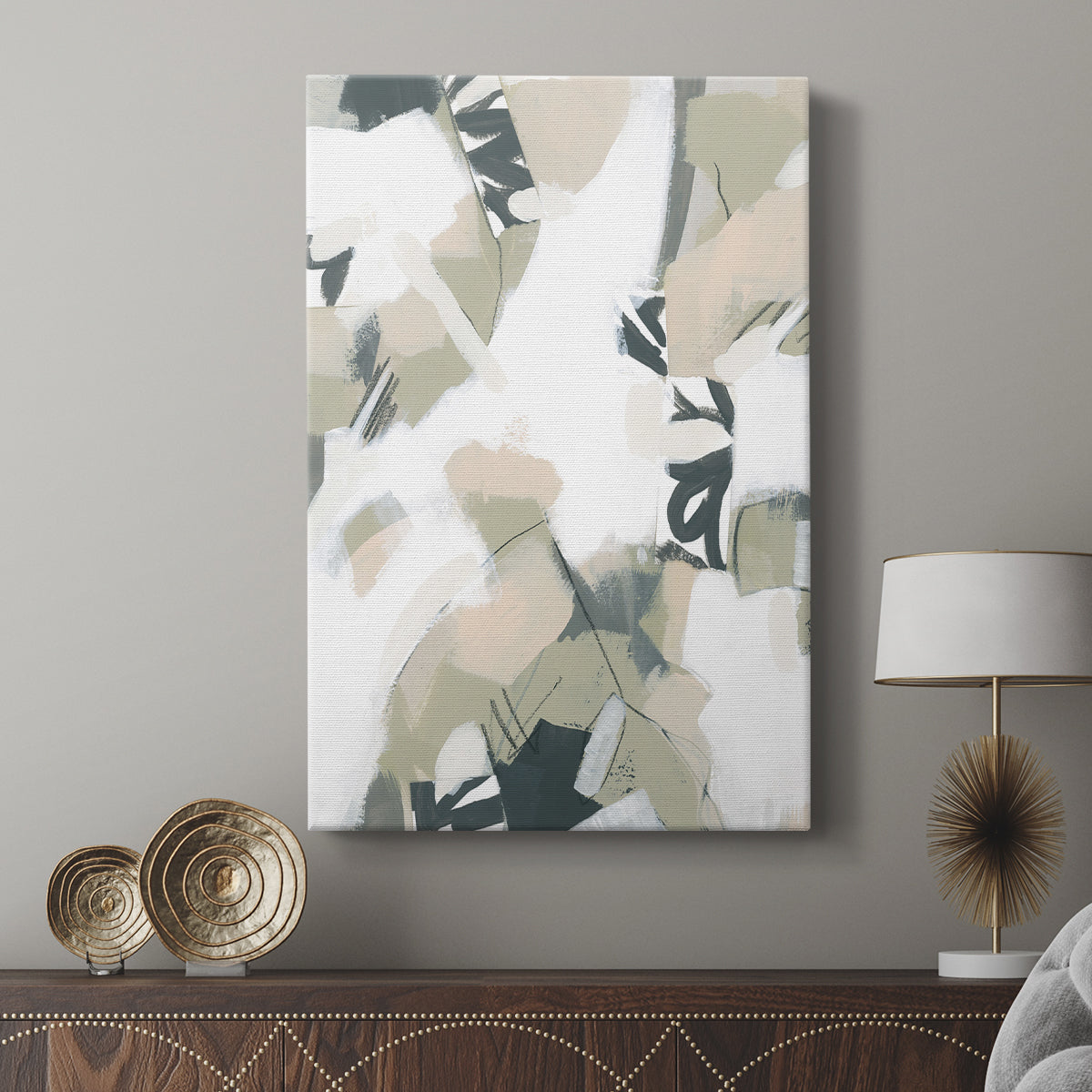 Sumi Storm II - Canvas Art Print