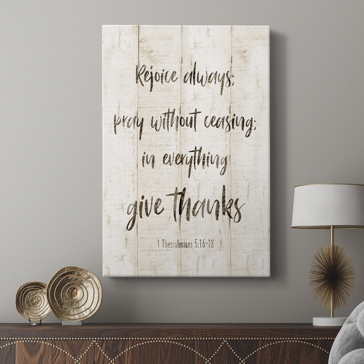 Rejoice Always - Canvas Art Print