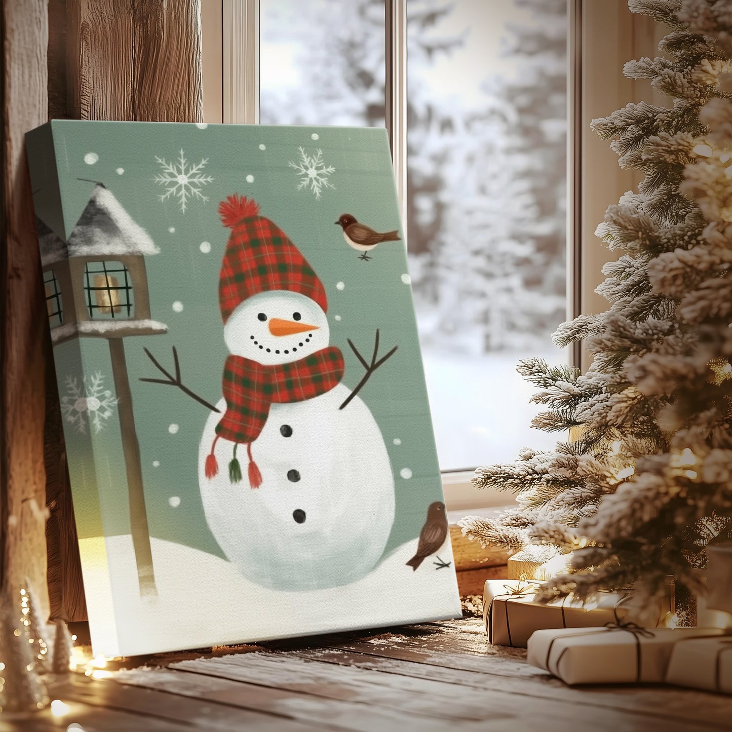 Pearled Eve Hearth - Canvas Art Print