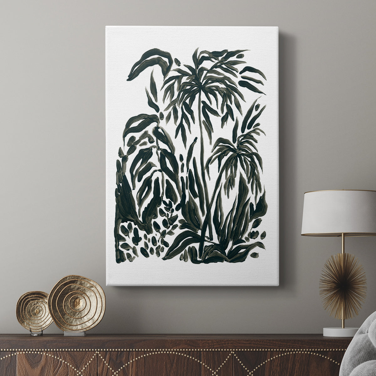 Ink Jungle IV - Canvas Art Print