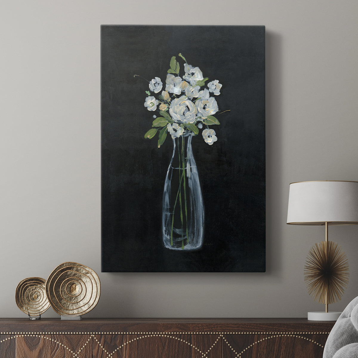 Sophisticated Farm Floral II - Canvas Art Print