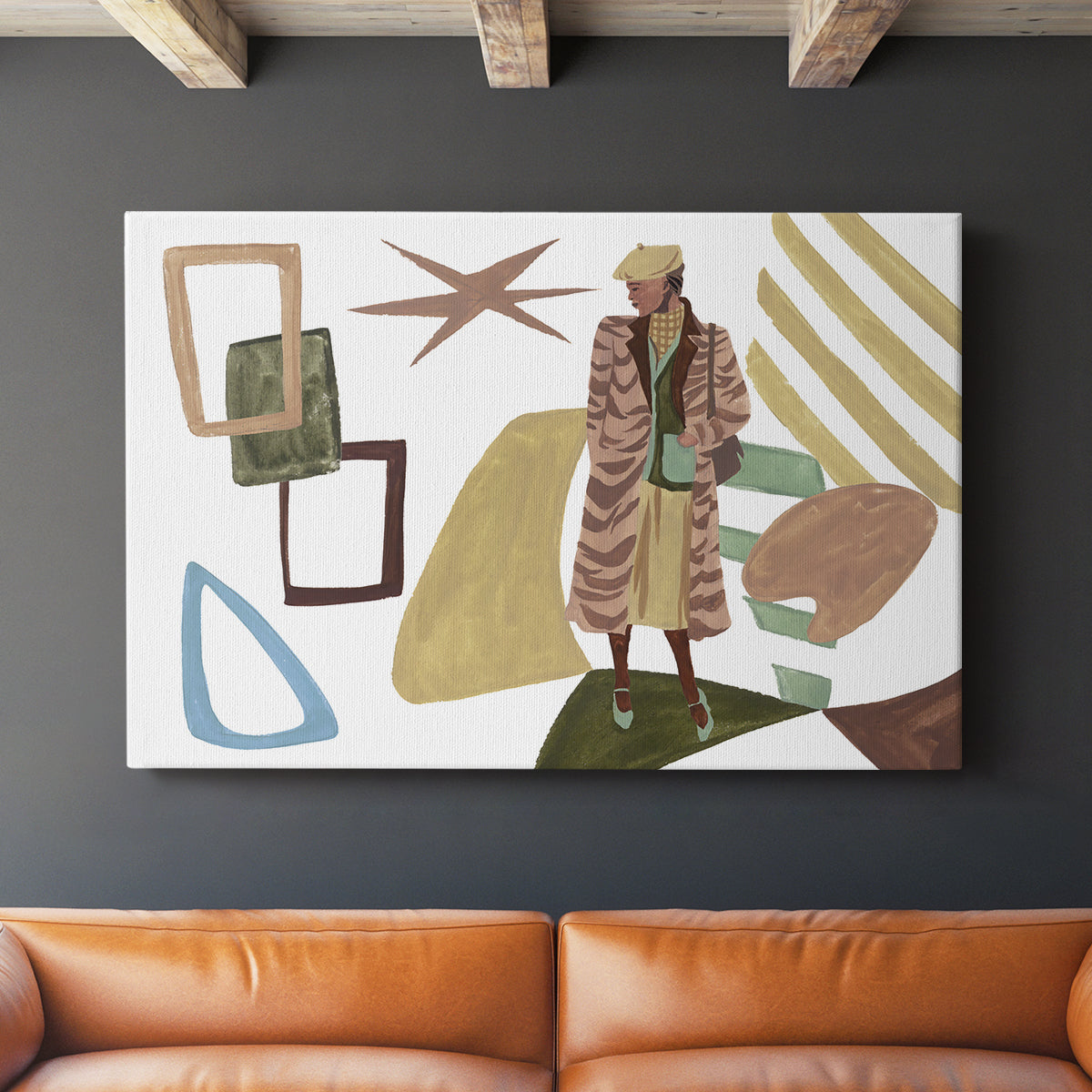 Vintage Vibes I - Canvas Art Print