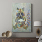 Fantastic Florals Raccoon - Canvas Art Print