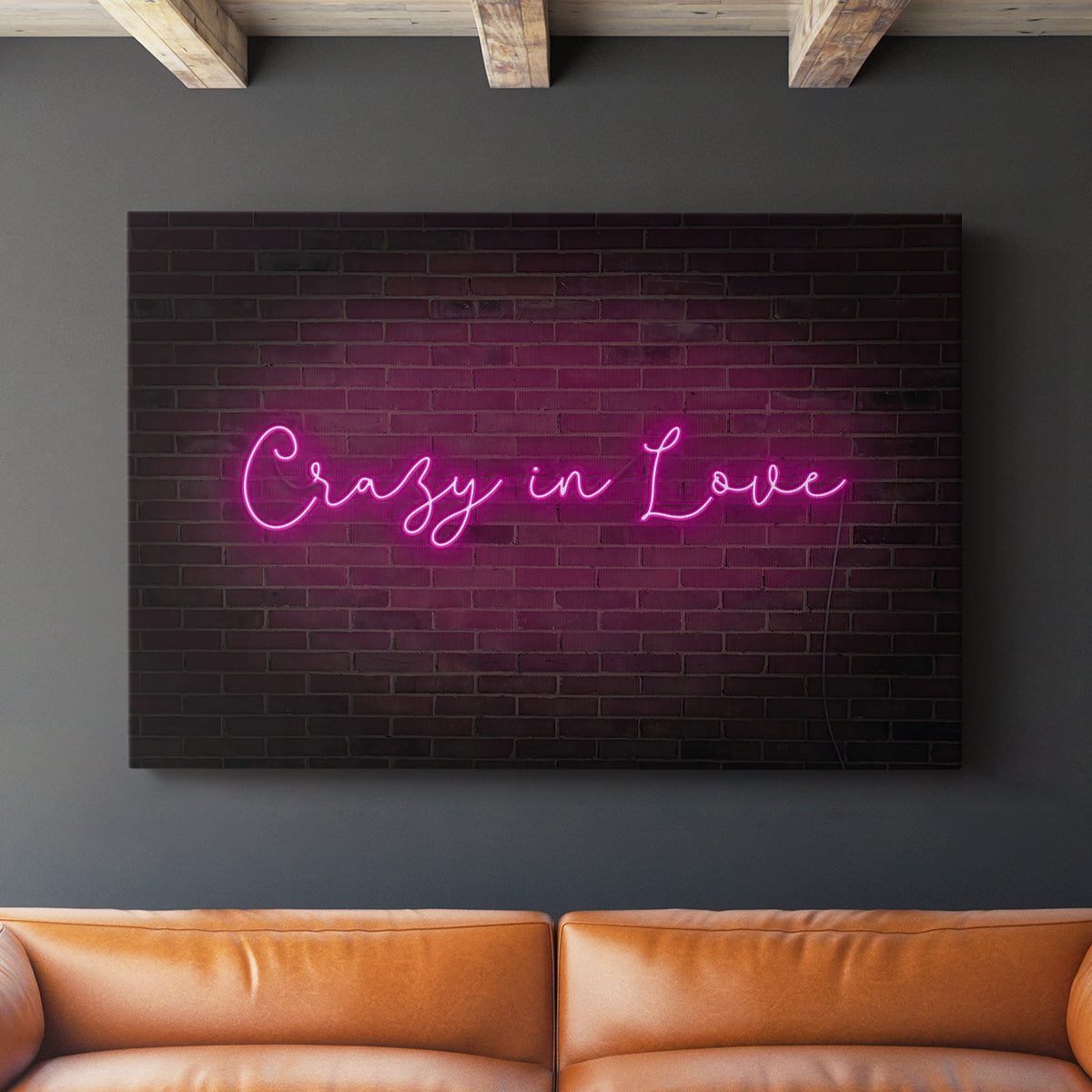 Neon Love II - Canvas Art Print
