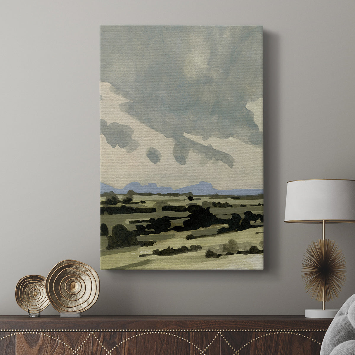 Pink Hazy Sky II - Canvas Art Print