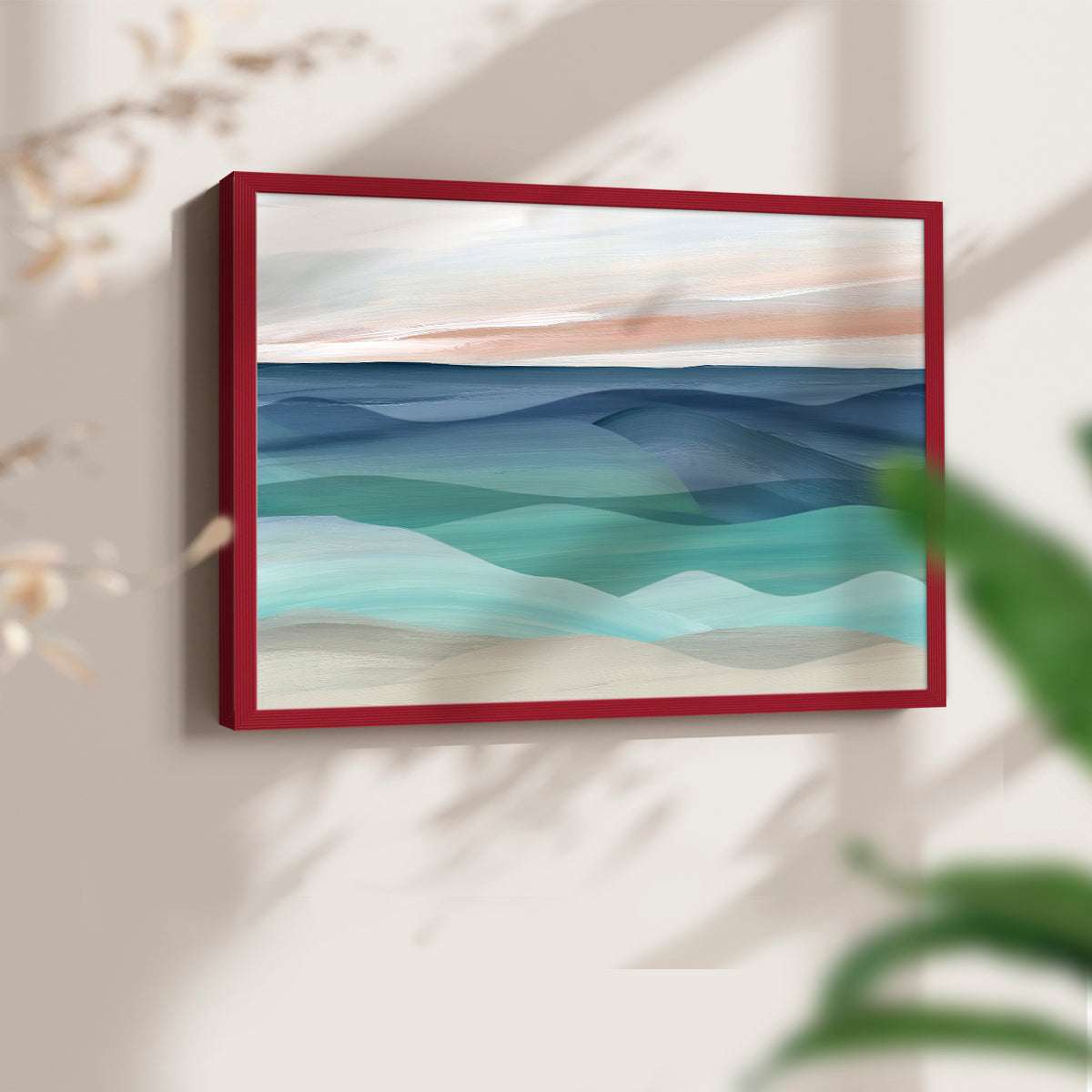 43524,abstract,ocean,landscape,art,painting,modern,sunset,blue,green,tranquility,waves,color,decor,home,framed,contemporary,nature,ocean view,coastal,seascape,peaceful,wall art,interior design,smooth,texture,horizon,stylish,ocean colors,creative,relaxation,scenery,sea,calming,atmosphere,aesthetic,visual,bright,layered,Re-stickable,Abstract