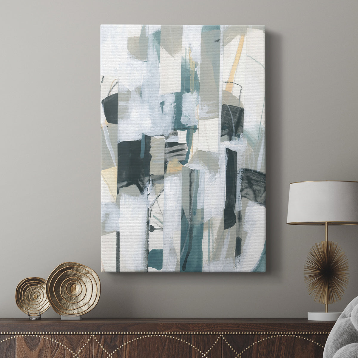 Sea Cavern Strata IV - Canvas Art Print
