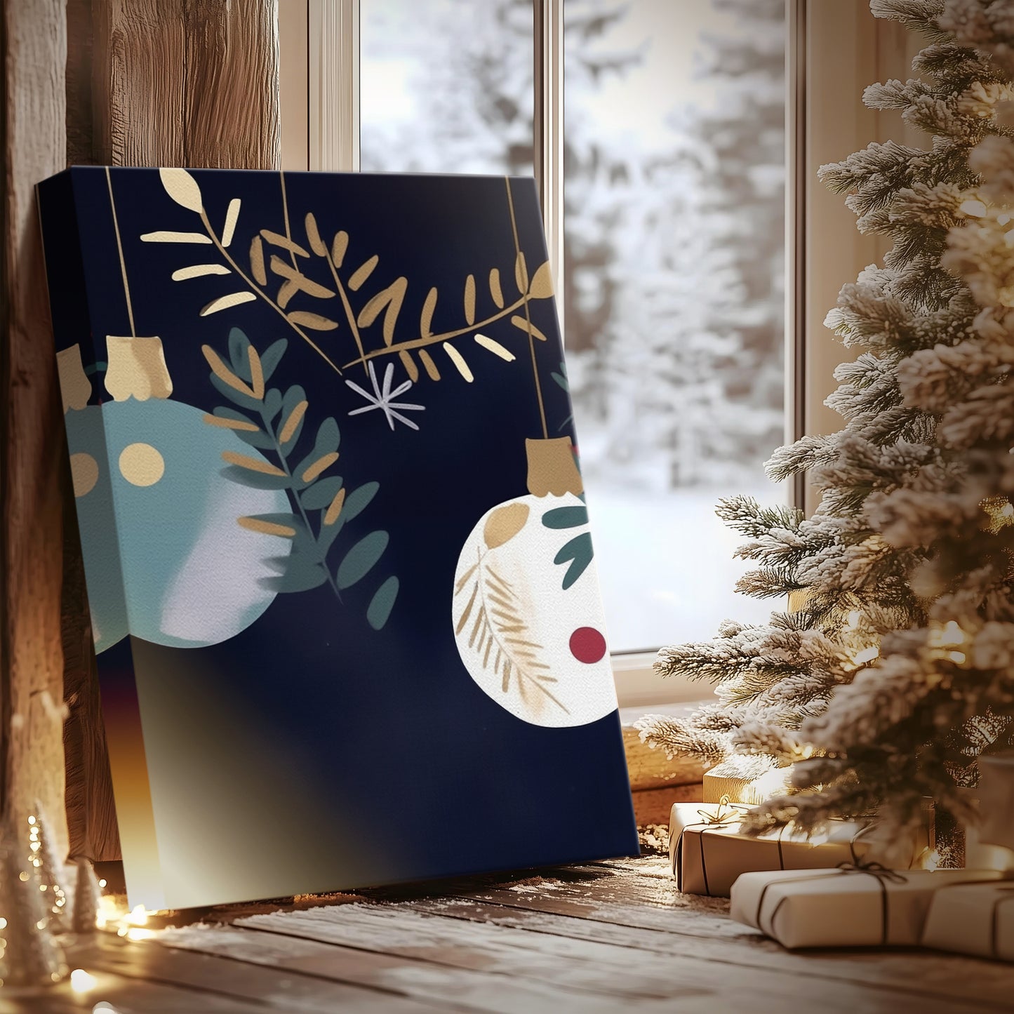 Chalk Carol - Canvas Art Print