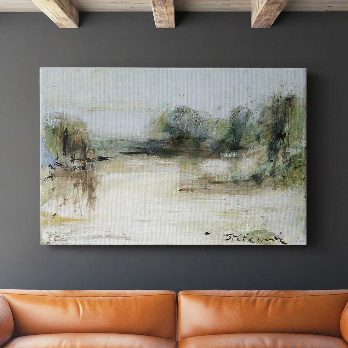 Wintery Horizon III - Canvas Art Print