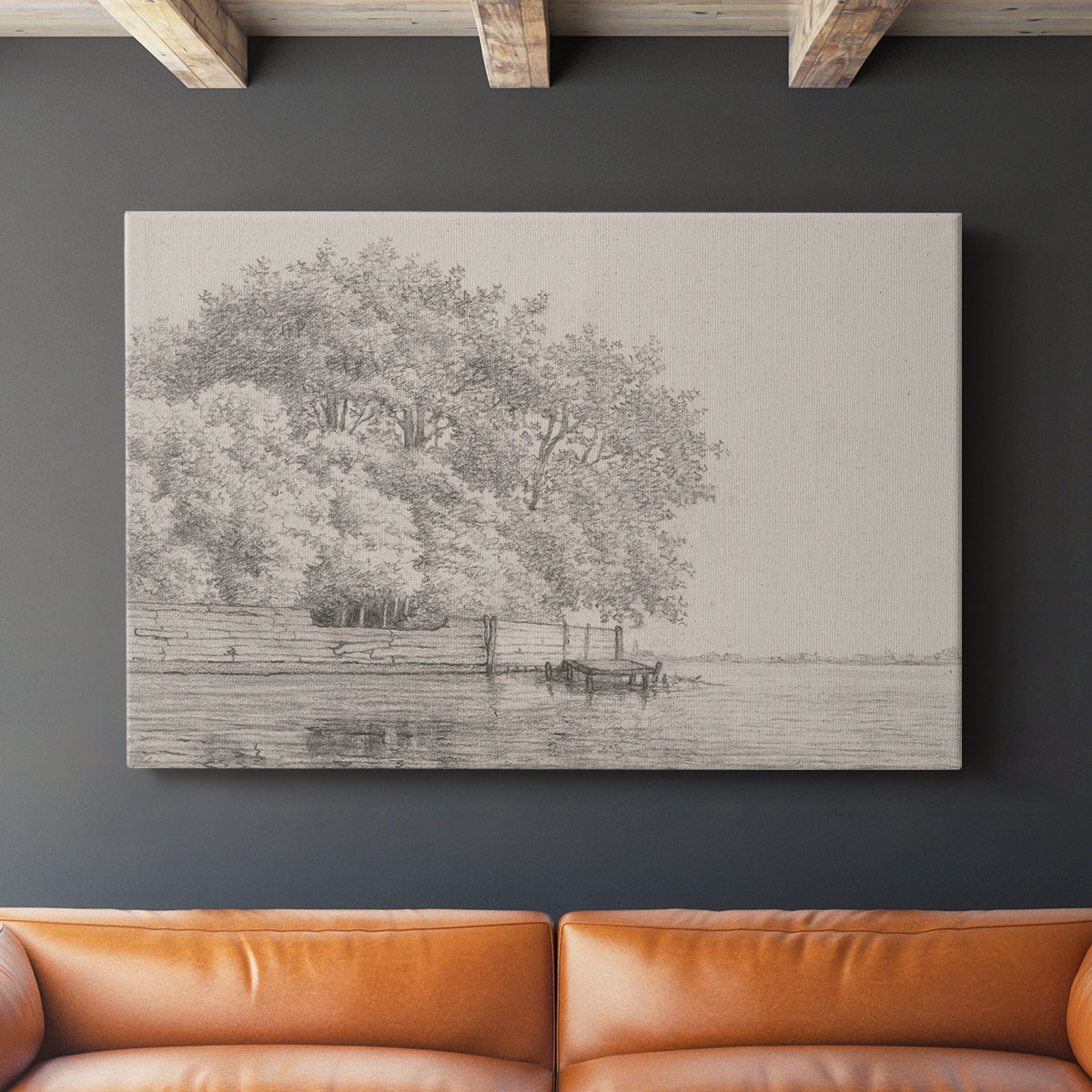 Vintage Landscape LXXXVII - Canvas Art Print
