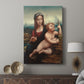 Canvas art print featuring a refined image with subtle interaction and soft light displayed in a modern interior space.