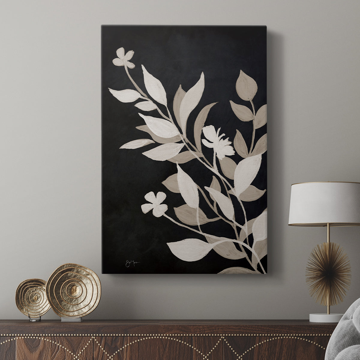 Midnight Silhouette II - Canvas Art Print