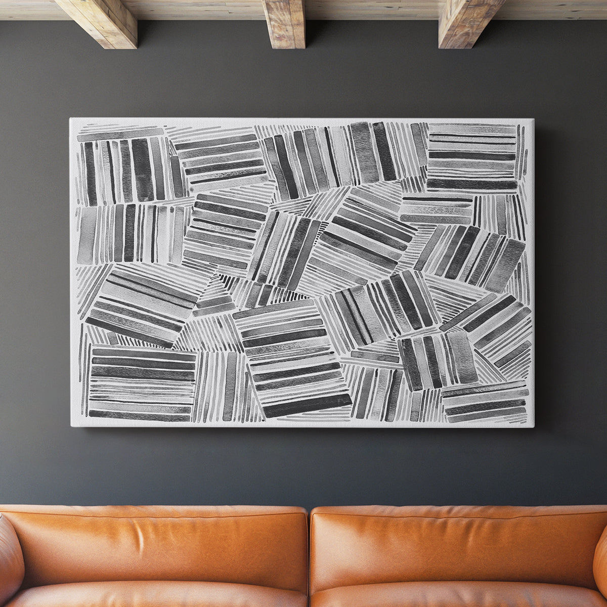 Quilted Pattern III - Canvas Art Print
