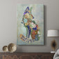 Fantastic Florals Fox, Sitting - Canvas Art Print