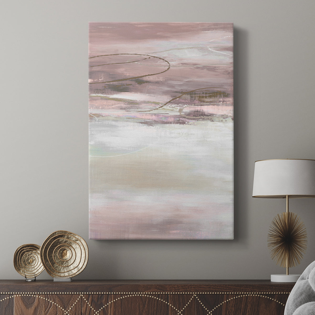 Geo Cache in Pale - Canvas Art Print