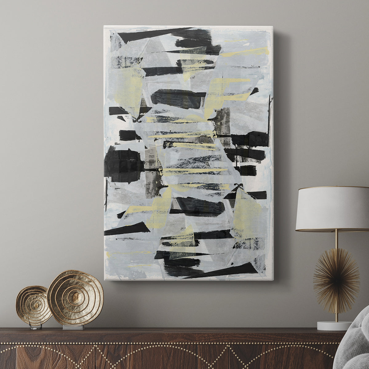 Tiles & Texture Abstract Angles IV - Canvas Art Print