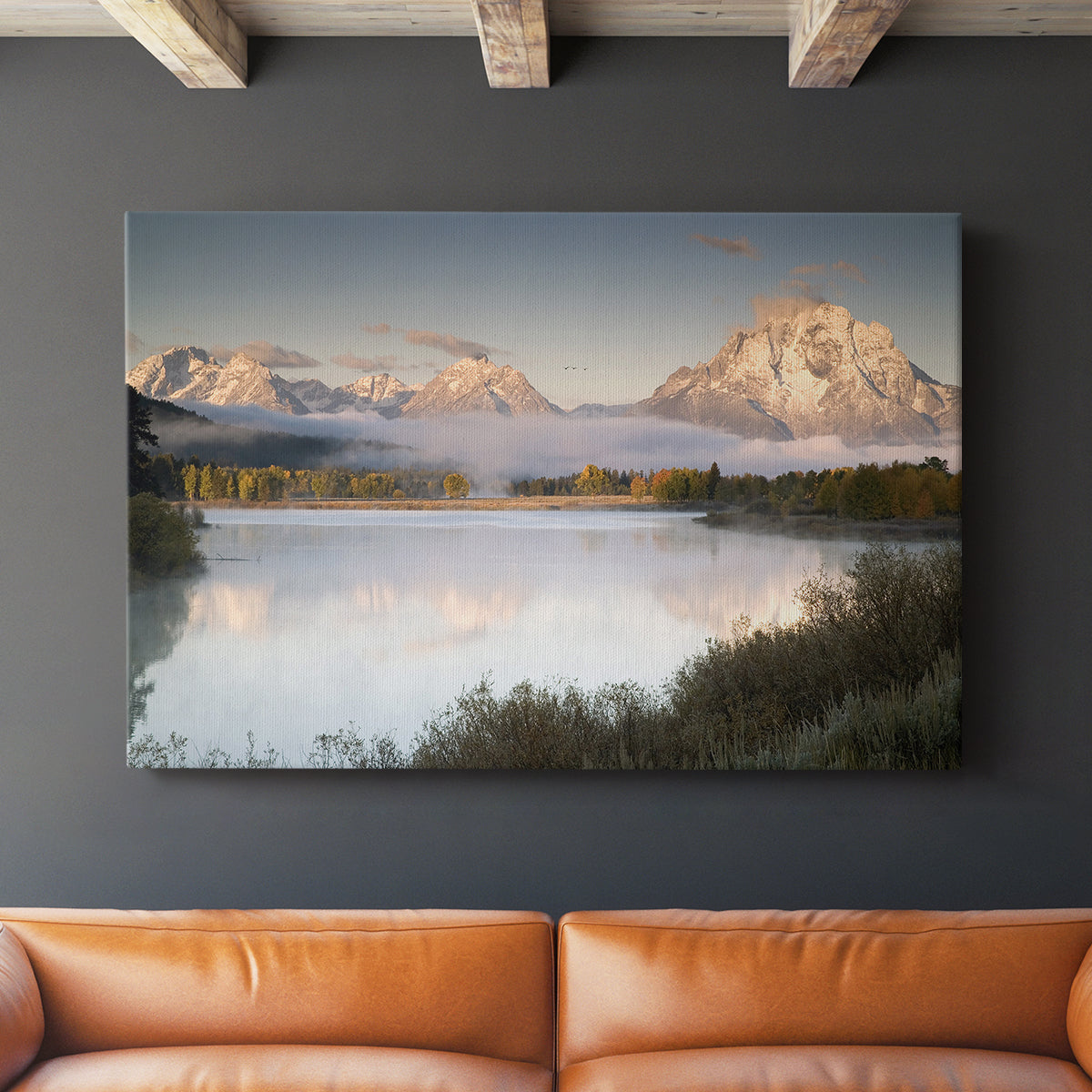 Snake River Fog - Canvas Art Print