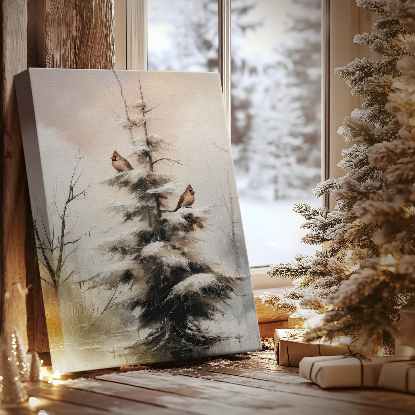 Snowwhite Bells Lane - Canvas Art Print