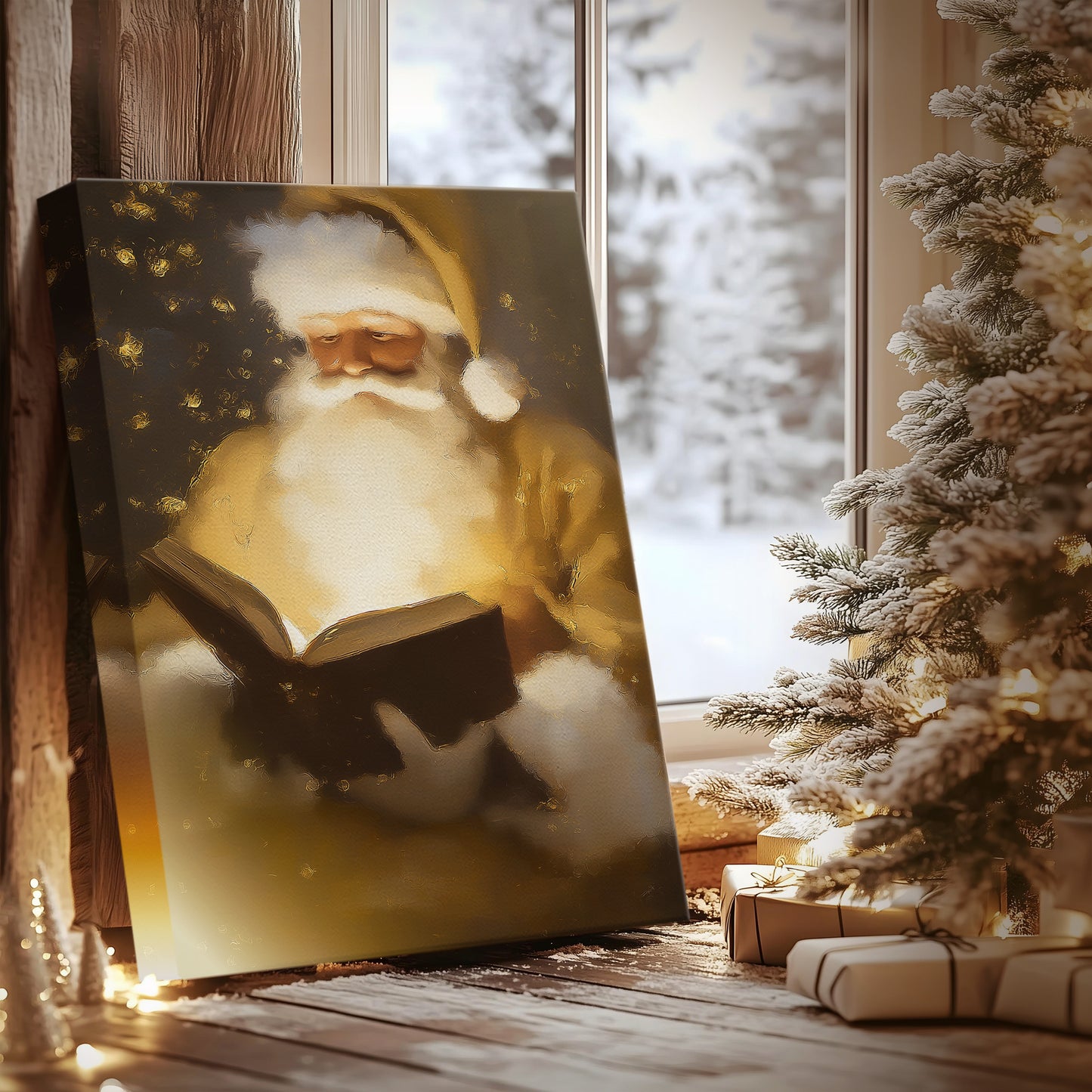 Candlelit Carol of Star - Canvas Art Print