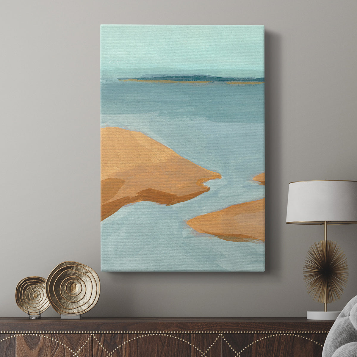Out on the Sandbar IV - Canvas Art Print