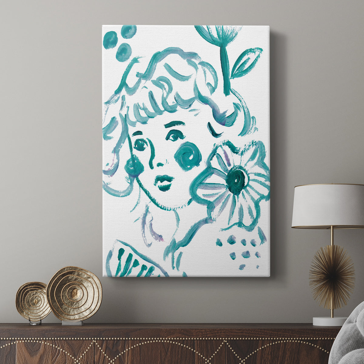 Budding Flower II - Canvas Art Print