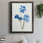 Blue Blossom Botanical I - Premium Canvas Framed in Barnwood - Ready to Hang