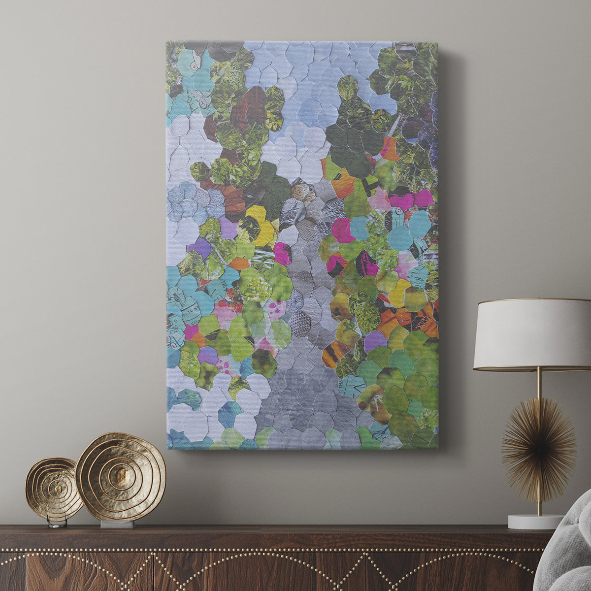 Magenta Garden - Canvas Art Print