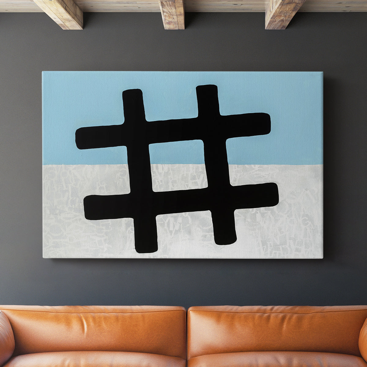 Hashtag - Canvas Art Print
