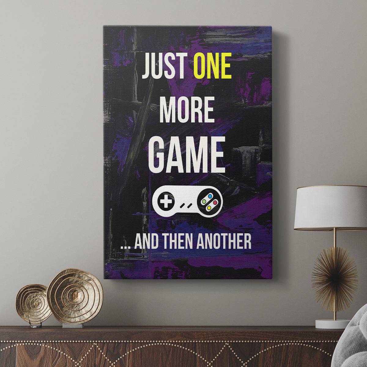 Gamer at Play II - Canvas Art Print