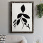 Silhouette Garden I - Premium Canvas Framed in Barnwood - Ready to Hang