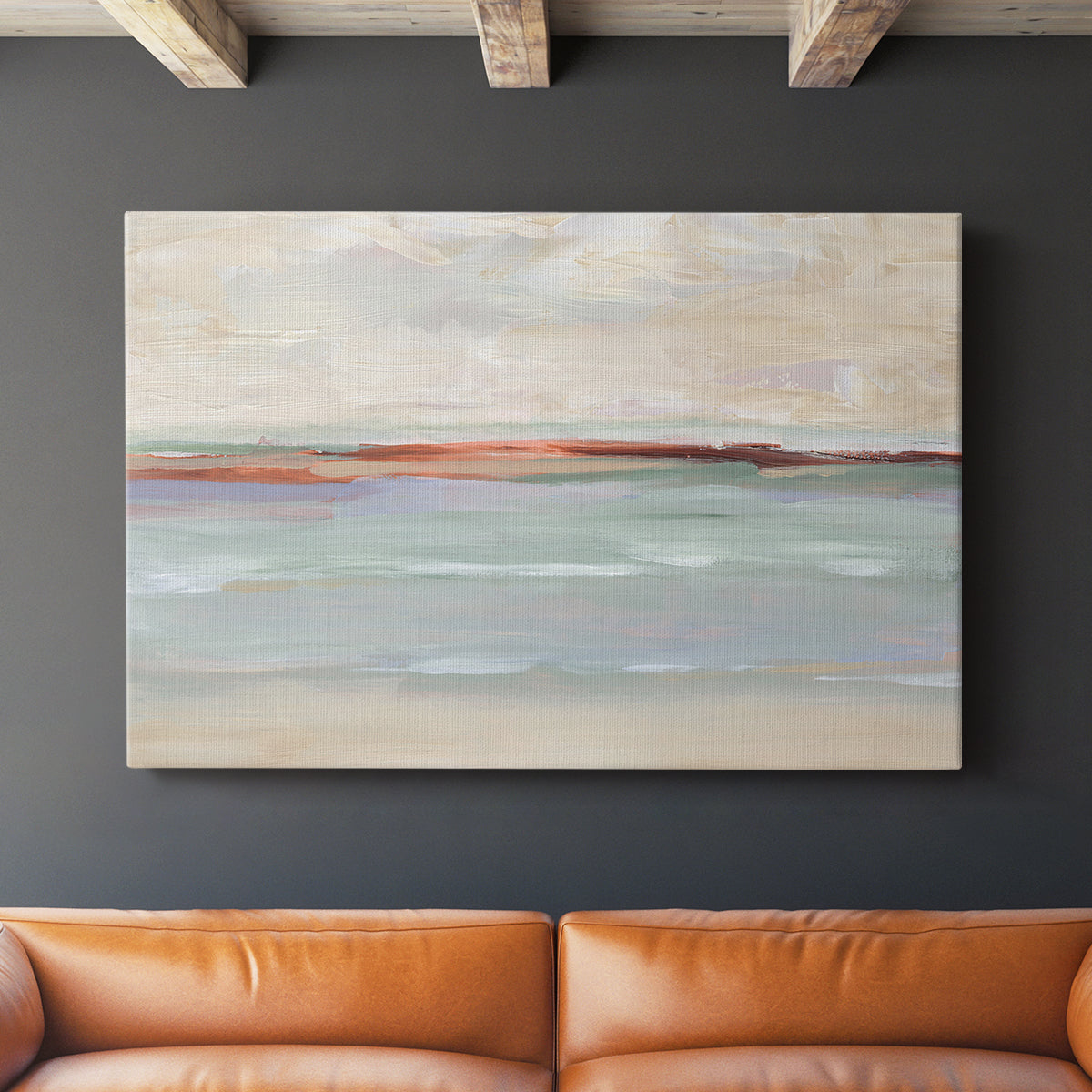 Sienna Horizon I - Canvas Art Print