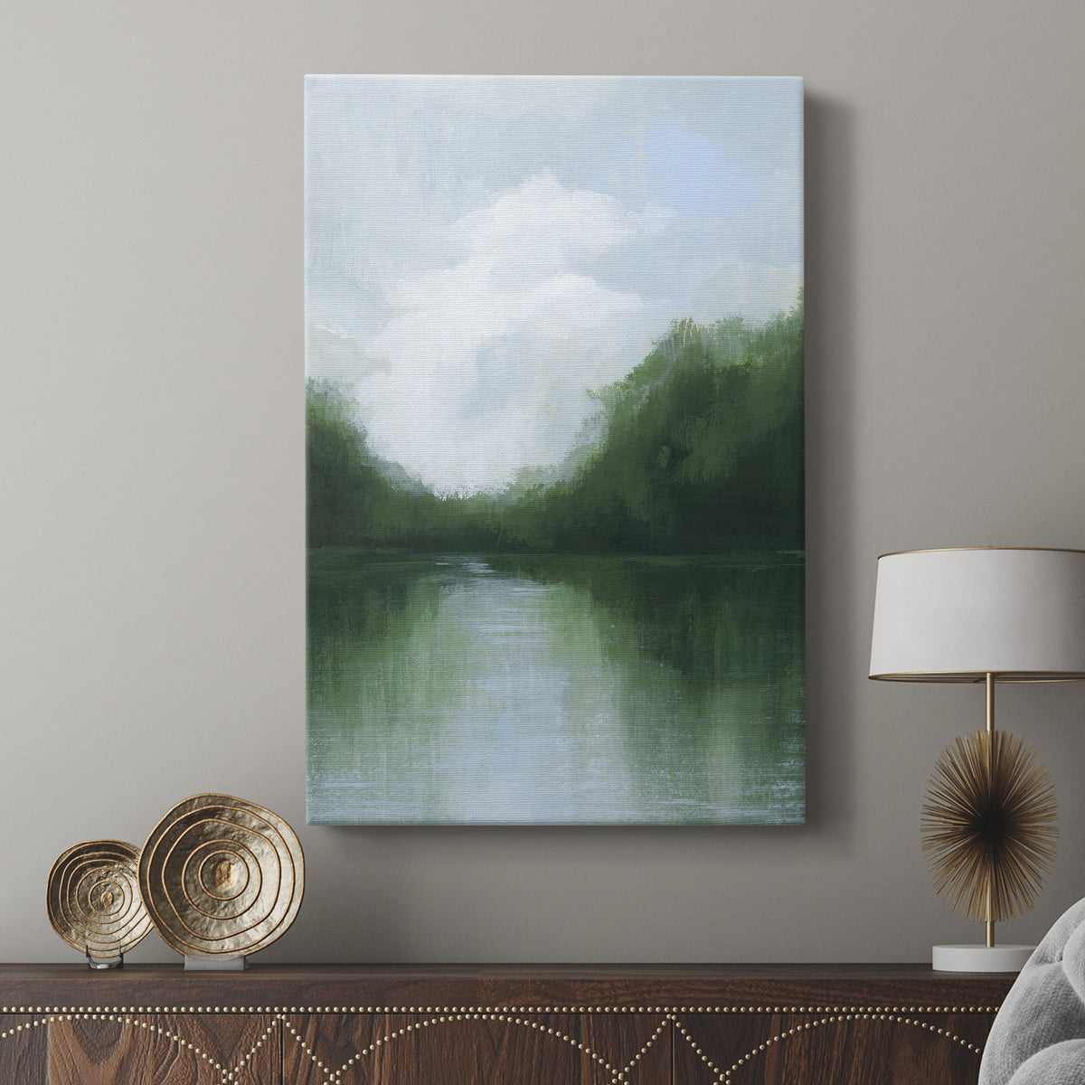 Mossy Reflections II - Canvas Art Print