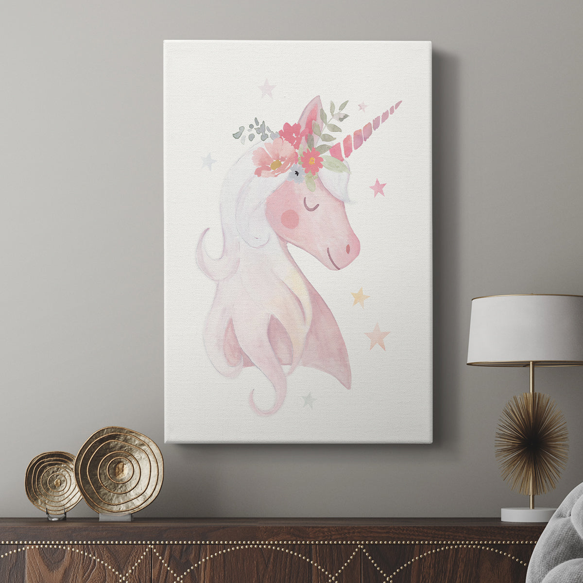 Sweet Unicorn II - Canvas Art Print