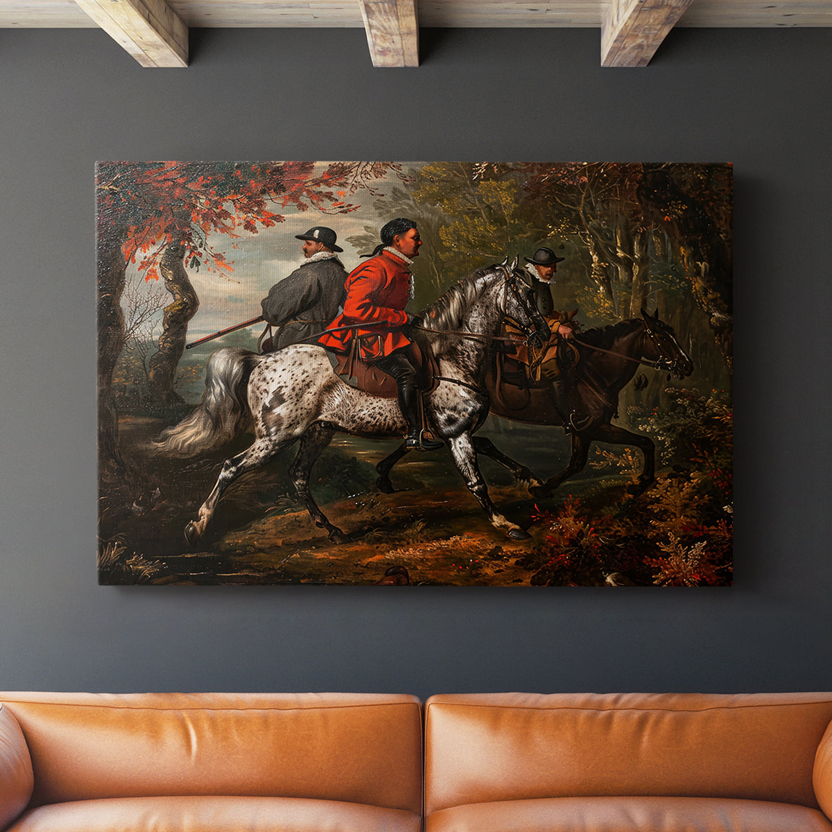 Vintage Hunt LXXVIII - Canvas Art Print