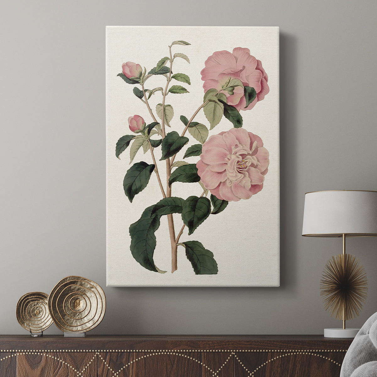Pink Floral Mix IV - Canvas Art Print