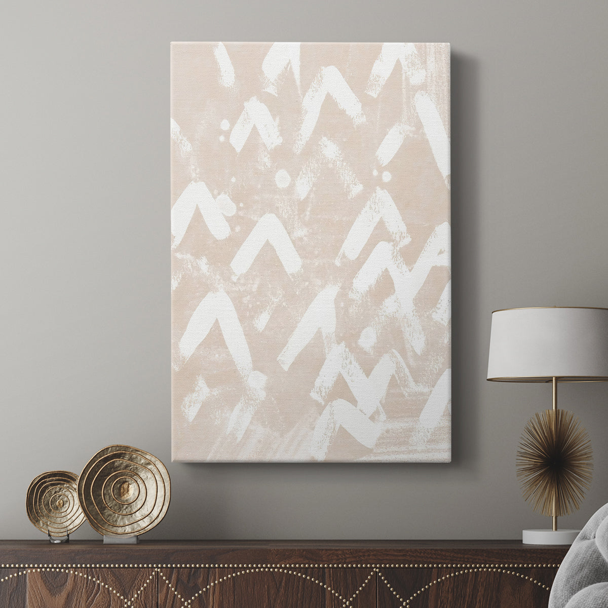 Earth Etching III - Canvas Art Print