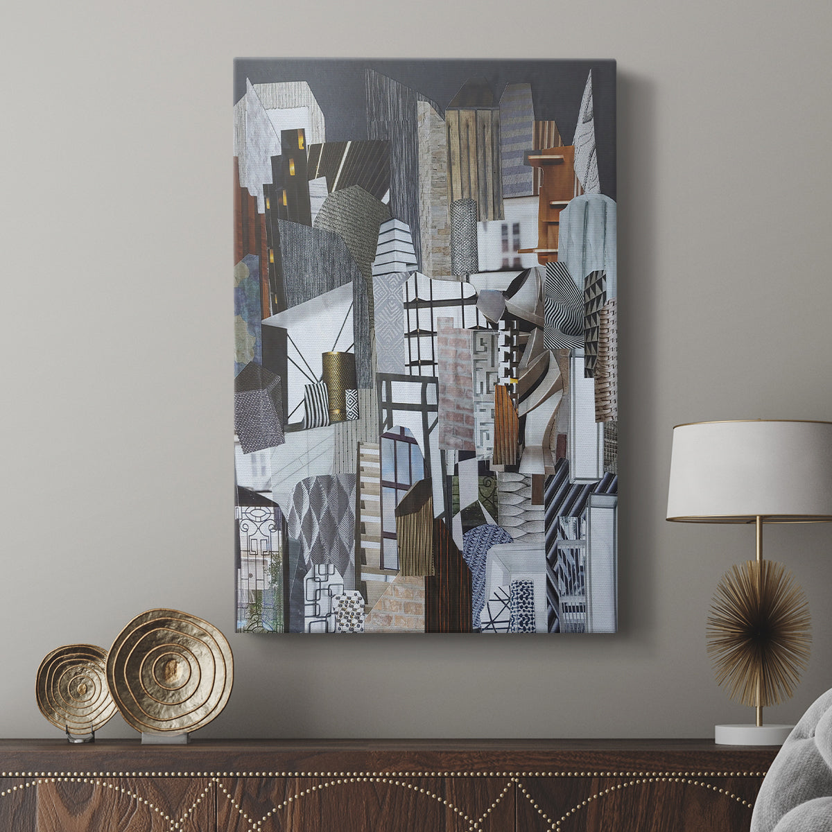 Western Metropolis - Canvas Art Print