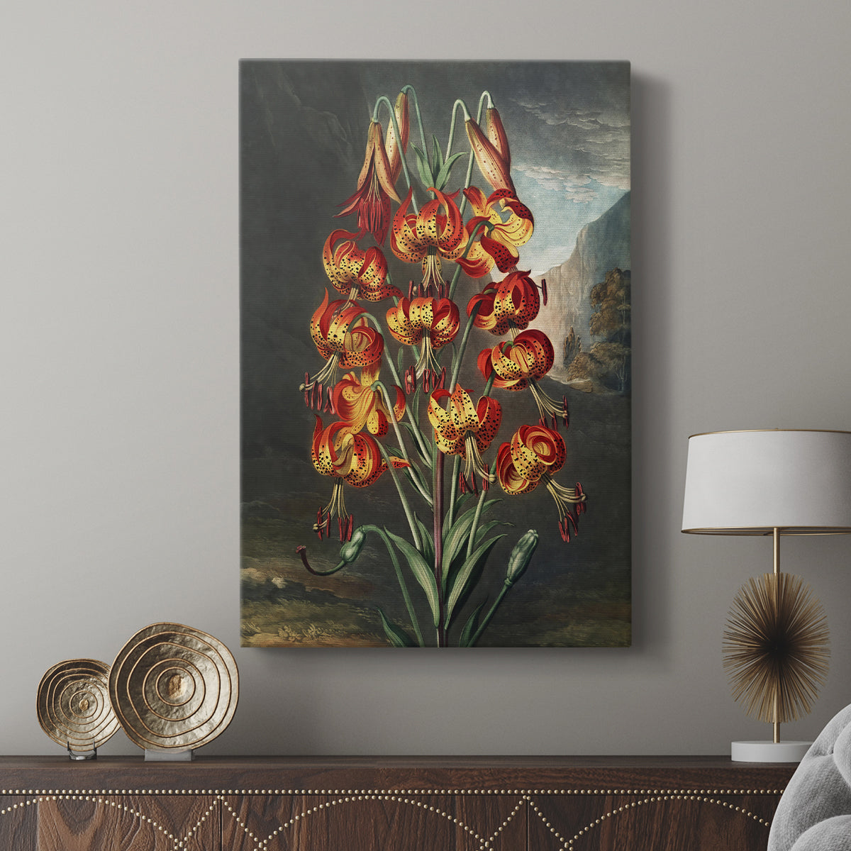 Temple of Flora III - Canvas Art Print