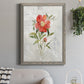 Linen Peony - Premium Canvas Framed in Barnwood - Ready to Hang