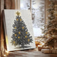 Pearled Evergreen at Midnight - Canvas Art Print