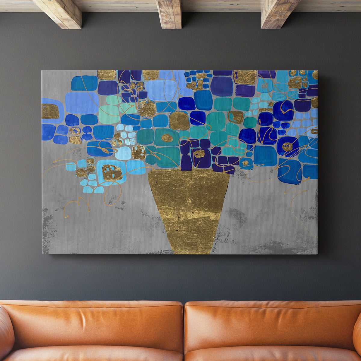 Blue Love - Canvas Art Print